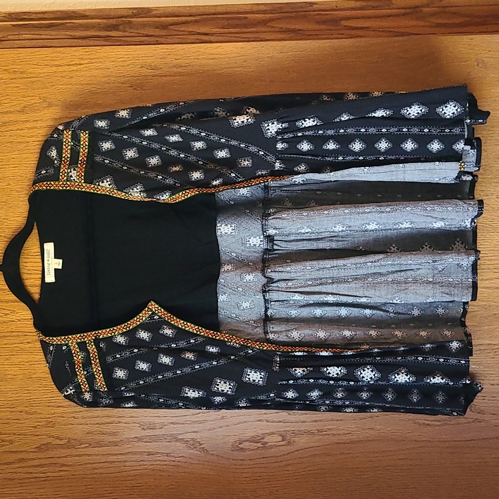 Living Doll Women's Cardigan Boho Western Size 1x